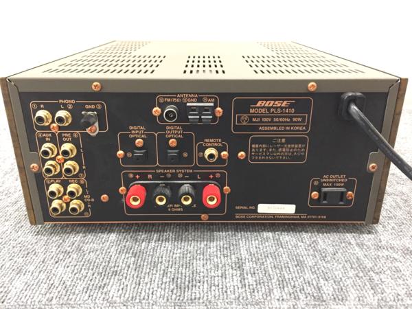 BOSE（ボーズ） PLS-1410 　ジャンク出品 U20【ジャンク品】 BOSE ボーズ CDレシーバー PLS-1410 ゴールド