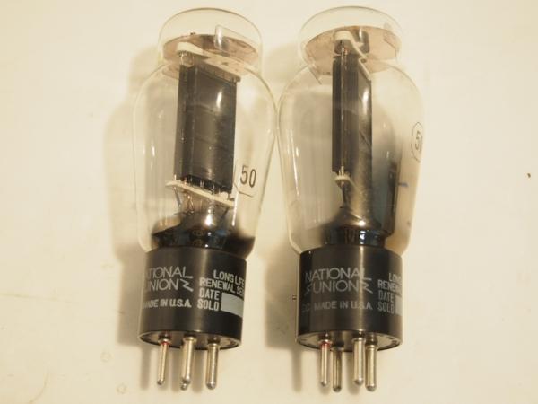 National Union ナショナルユニオン 50 ミニ/スモール ST-16 2本 直熱