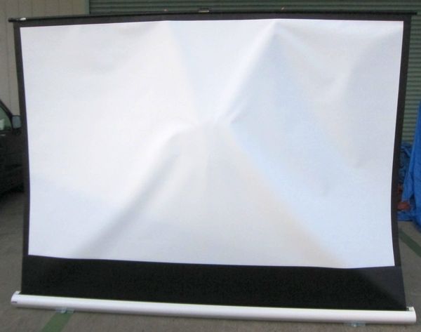 ケイアイシー KIC 120インチ スプリングローラースクリーン KMR-WX120