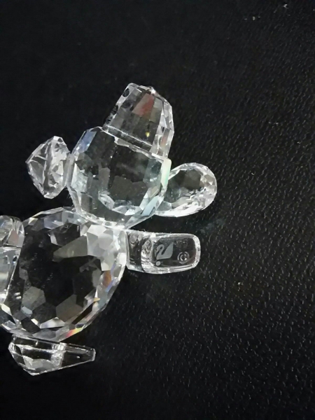 スワロフスキー 小物 美品 クリア 置物/犬 SWAROVSKI 未使用Swarovski