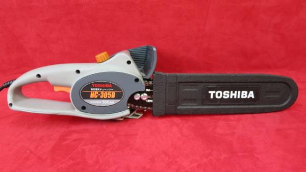 TOSHIBA 東芝 電気チェーンソー/ＨＣ-３０５Ｂ/2007年製/有効切断 300mm /動作品 ◎CS154