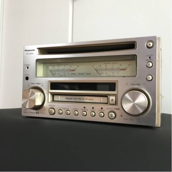Panasonic 2DIN CD&MDプレイヤー CQ-VX5500☆パナソニック