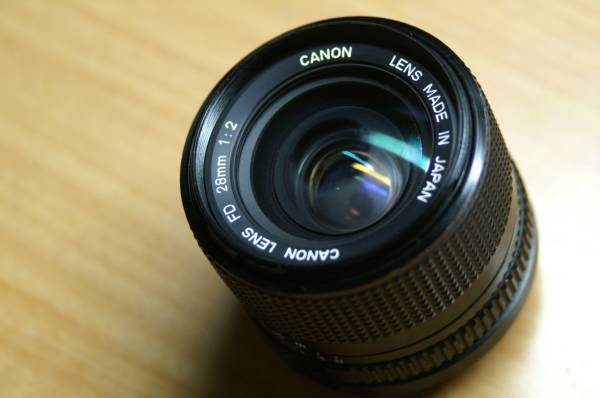 ☆ジャンク☆希少☆Canon New FD 28mm F2☆明るい広角単焦点☆ Canon