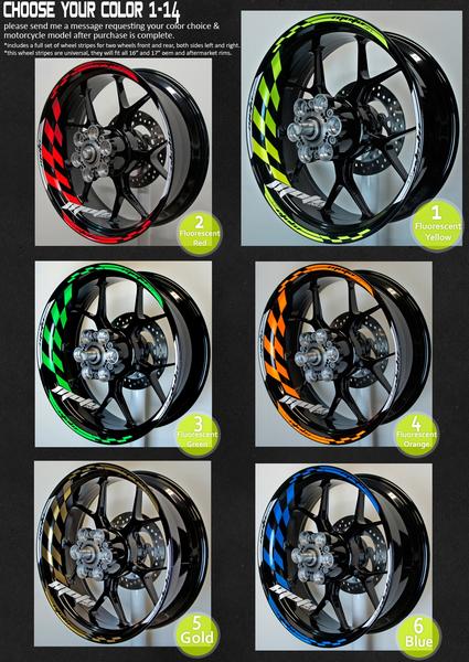 フルカスタム リムステッカー ZX10R ZX6R ZX12R ZX9R ZX14R ZZR1400