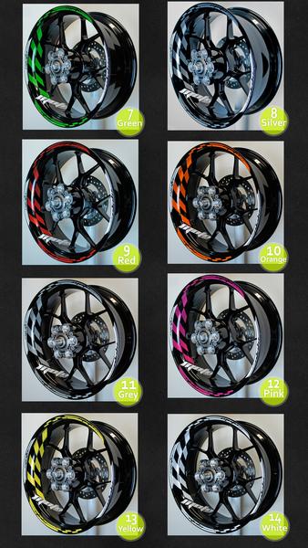 フルカスタム リムステッカー ZX10R ZX6R ZX12R ZX9R ZX14R ZZR1400