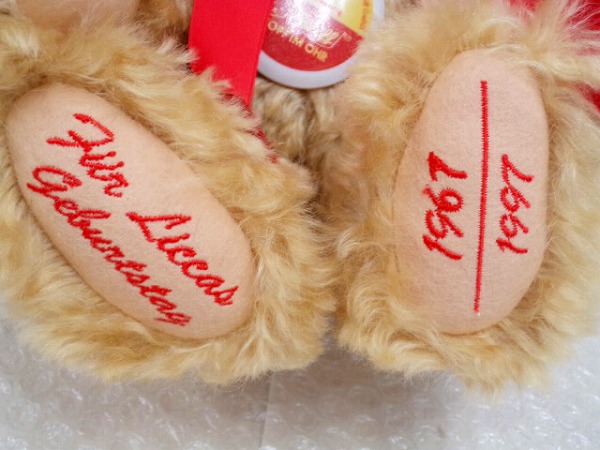 Steiff シュタイフ　テディーベア♥[限定品リカちゃん生誕30周年]☆箱入り 日本限定 シュタイフ/Steiff 652585 リカちゃん生誕30周年記念