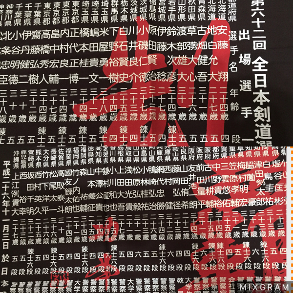 剣道 面タオル 手ぬぐい 全日本剣道選手権 大会 制覇 (剣道)｜売買され