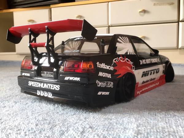 ヨコモ AE86 レビン 中古 ボディー YD-2 overdose ドリパケ grk 2駆