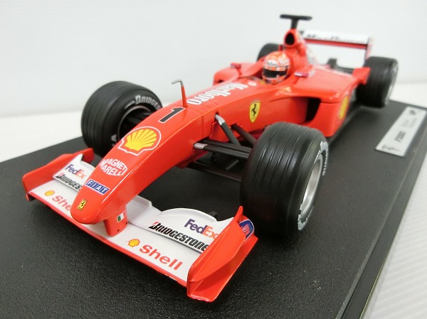 開封 ホットウィール 1/18 ミハエル・シューマッハ F2001/F1 2001レーシング