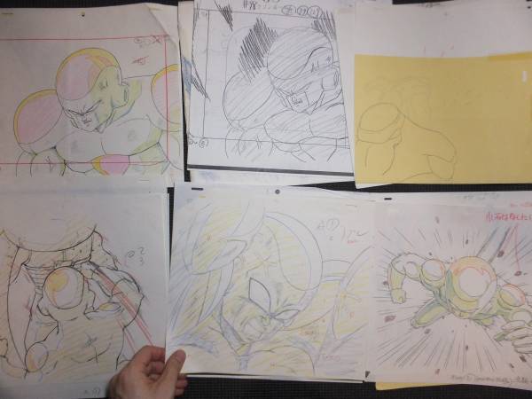 ドラゴンボールZ！セル画肉筆下絵！原画210枚！孫悟空孫悟飯ベジータ