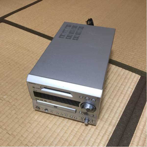 DVD ONKYO DVDプレーヤー＋アンプ 通電確認済 ジャンク