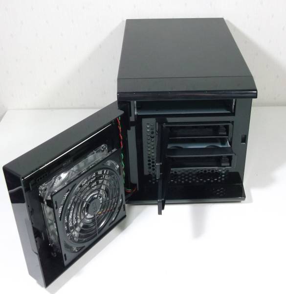 JMAX　JX-FX400B　Mini-ITX対応PCケース　300W電源付き