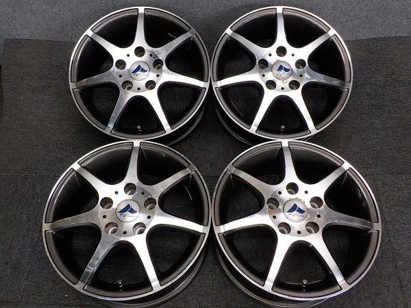 中古アルミ15x6.0 PCD100 プリウス、シエンタ、カローラなどに 4穴