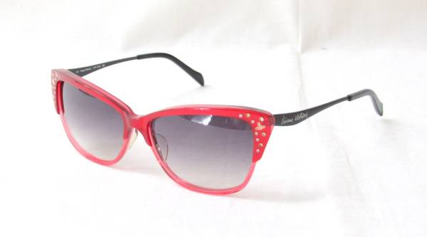 ◆Vivienne west wood ヴィヴィアン ウエストウッド サングラス ラインストーン オーブ オーヴ レディース レッド 赤 C1387-1