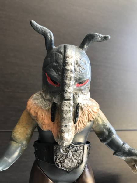 旧バンダイ 仮面ライダー ソフビ アリガバリ 怪人 ポピー 合金