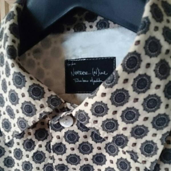 ナンバーナイン 総柄シャツ 半袖 カート期