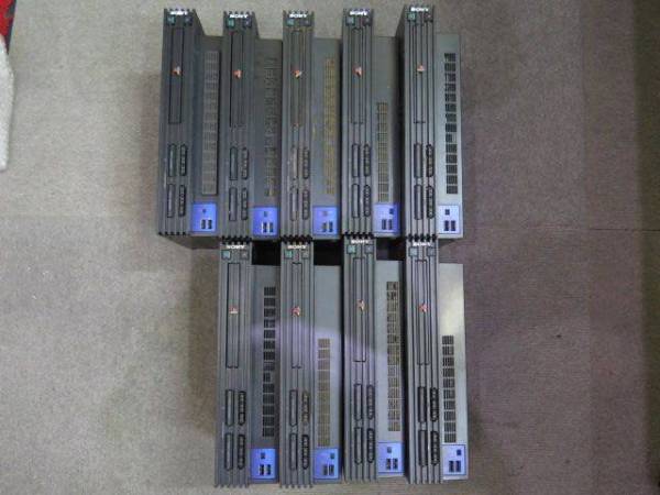 1円～【ジャンク】 SONY ソニー PS2 9台まとめて①