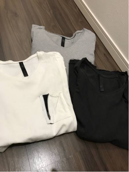 WJK カットソー セット売り ロンT 7部袖 AKM