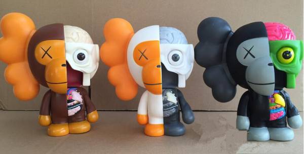 BAPE KAWS x Fake X Milo Original MILO A - fake Kaws × Black Baby 