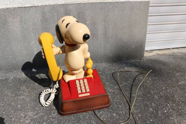 スヌーピー ダイヤル式電話 スヌーピー TOMY SNOOPY 電話機 - ダイヤル式 Yahoo!オークション 田村