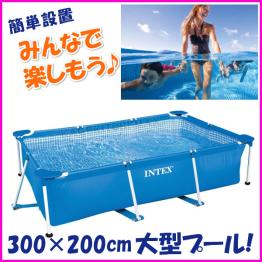 大人気/3X2mの大型 プール 簡単設置♪子供と浮輪で水遊び 新品