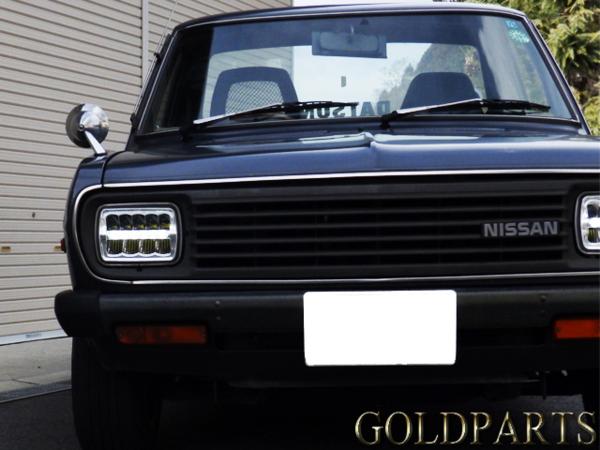 角型 汎用 5X7インチ LEDヘッドライト 180SX サニトラ AE86 KP61