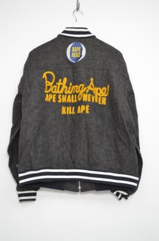 A B7152アベイシング エイプ A BATHING APE デニムブルゾンL BATHING