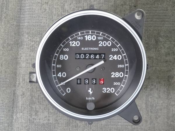 フェラーリ F355外し 純正 メーターフード スピードメーターパネル付
