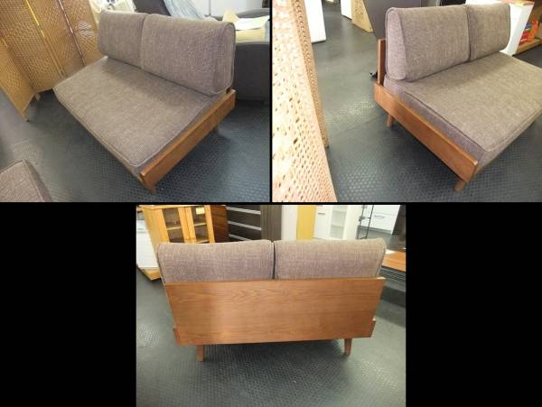 ○即決○unico○2シーターカバーリングソファ○ALBERO○オットマン付