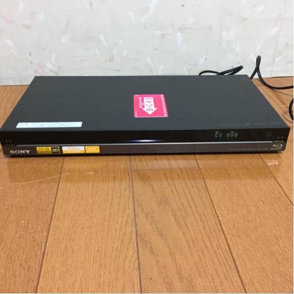 SONYブルーレイレコーダー BDZ-E510 2014年製