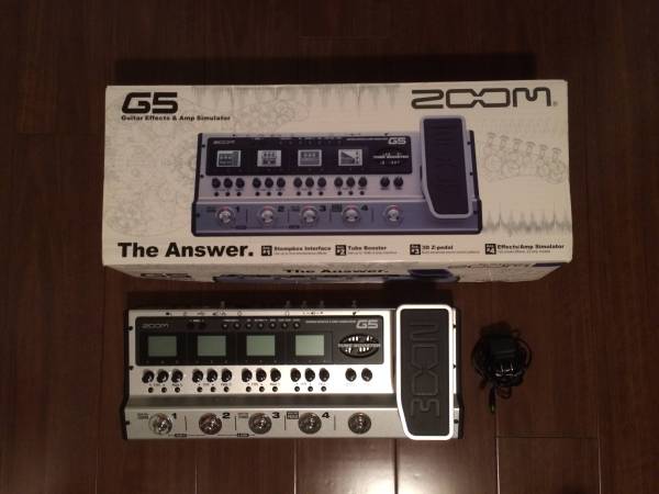 ギター zoom G5 マルチエフェクター ズーム ジーファイブ V8692961