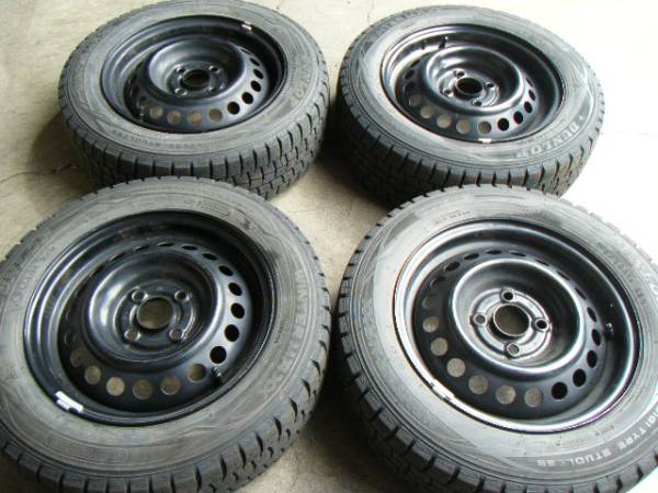 バランス済】フィット Fit ホイール☆7～8分山 175/65R14 ダンロップ