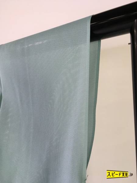 スピ買■ 着物 1円 良品 男性着物 その他 水色 絽 正絹 131cm SSサイズ ☆☆