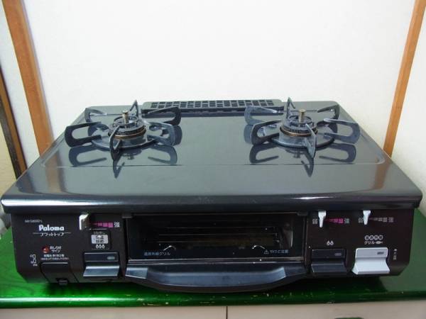パロマ LP用 ガステーブル コンロ フラットトップ 左強火 MX-G800D-L