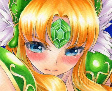 同人手描きイラスト】リース（聖剣伝説3）【A4】(手描きイラスト