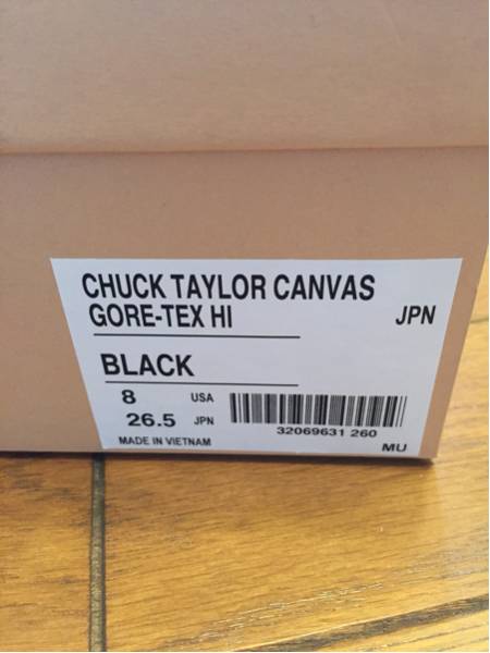 コンバースアディクト Gore-Tex ゴアテックス converse us8 26.5