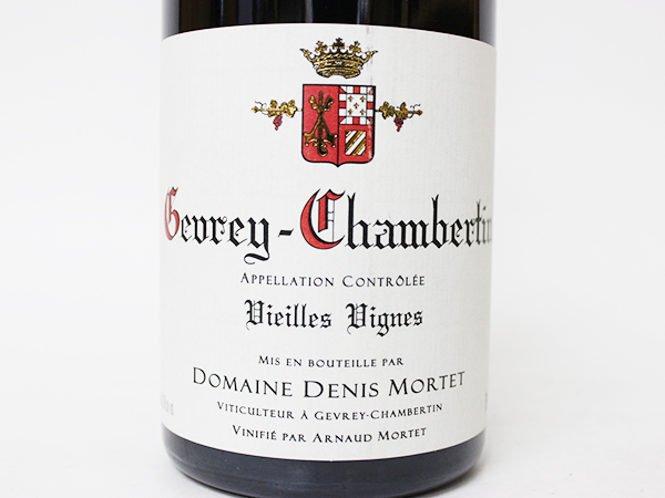 ◆ジュヴレ・シャンベルタン ヴィエイユ・ヴィーニュ 2012年 ドニ・モルテ アルコール度数:13% 内容量:750ml A