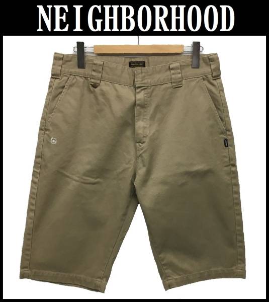 NEIGHBORHOOD ネイバーフッド 12SS KENDALL BASIC/C-ST ワーク ショート ハーフ チノ パンツ ショーツ チノパン デニム シャツ M