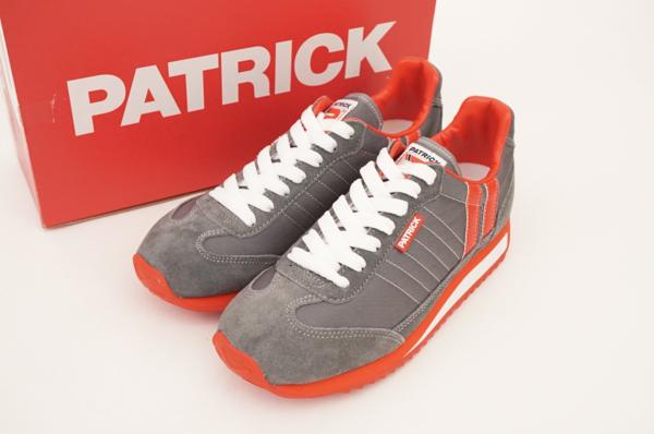 【未使用品】 PATRICK パトリック スニーカー MARATHON GRY マラソン グレー サイズ36 約23ｃｍ 日本製 定価￥13，000（税別）