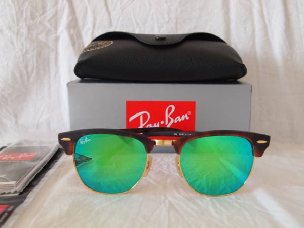 レイバン　RB 3016 CLUBMASTER オリジナルケース付き Ray-Ban RB3016 CLUBMASTER Ray- Mock クラブマスター