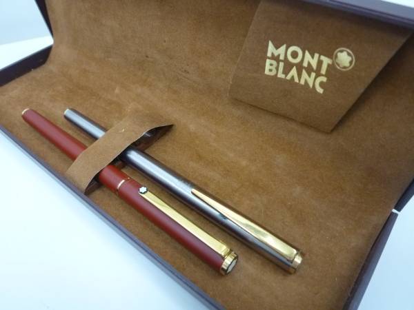 □MONTBLANC モンブラン 万年筆 2本 ペン先585