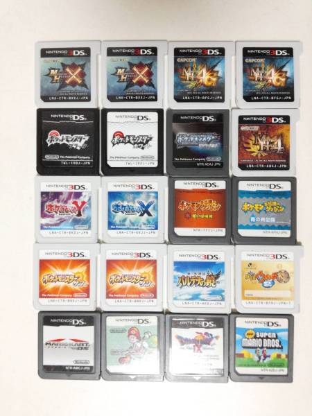 超大量 全て動作OK 3DS本体2台 人気 3DSソフトセット ポケモンサンx2個  