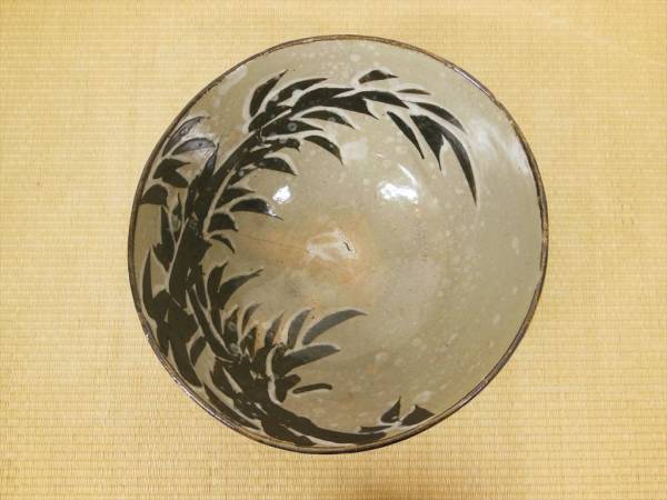 乾山 銹絵 雪笹文 大鉢 江戸期 検：茶道具 舟形鉢 【公式通販】