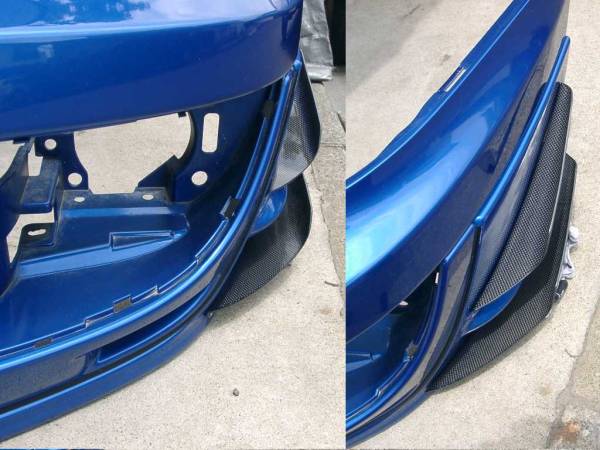 カーボン カナード ＧＤＢ インプレッサ タイプＲ スポイラー GT 競技 エアロ サーキット アンダー対策 タイムアップ フロント スポイラー