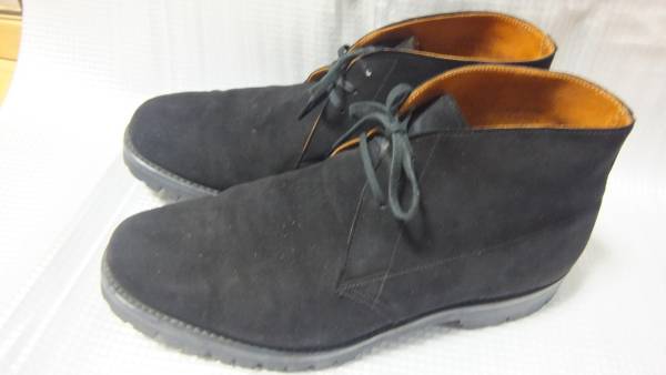 英国製　GRENSONグレンソン　スエードデザートブーツ　ビブラムソール　６1/2D USED良品