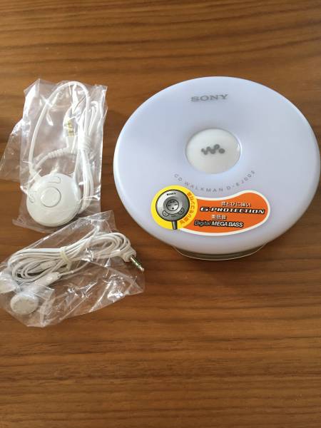 【極美品】SONY CDウォークマン D-EJ002 ホワイト 美品 SONY CDプレーヤー D-EJ002 ホワイト 中古