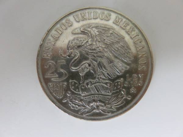 メキシコ オリンピック記念メダル 25ペソ銀貨 1968年 10602の入札履歴