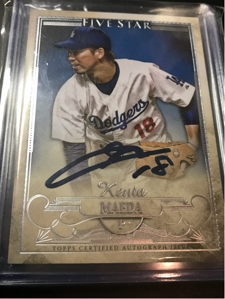 Topps 0 Five Star Kenta Maeda Checklist Baseball Refractor 前田 