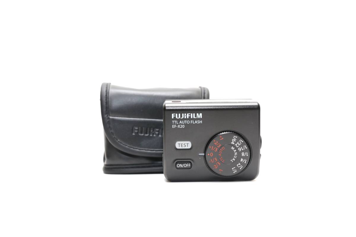 ☆フィジフィルム クリップオンストロボ EF-X20 ケース付☆　動作良好　美品！