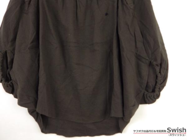 Z134■minaperhonen ミナペルホネン■souffle ブラウス トップス 36 灰■ perhonen mina 新品 Winter Collection (ba31-2511